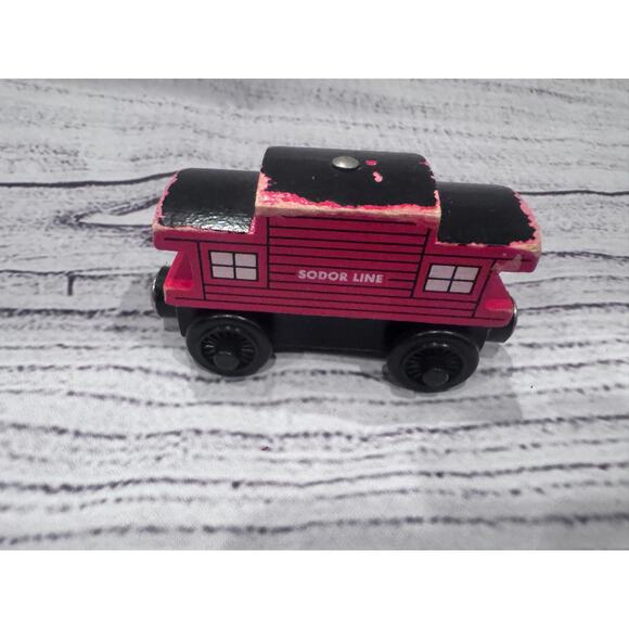 Vintage Thomas & Friends Wooden Railway Sodor Line Caboose - Picture 1 of 4